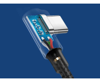UGREEN Kabel USB do USB-C kątowy US176 3A 2m czarny - 1489127 - zdjęcie 4